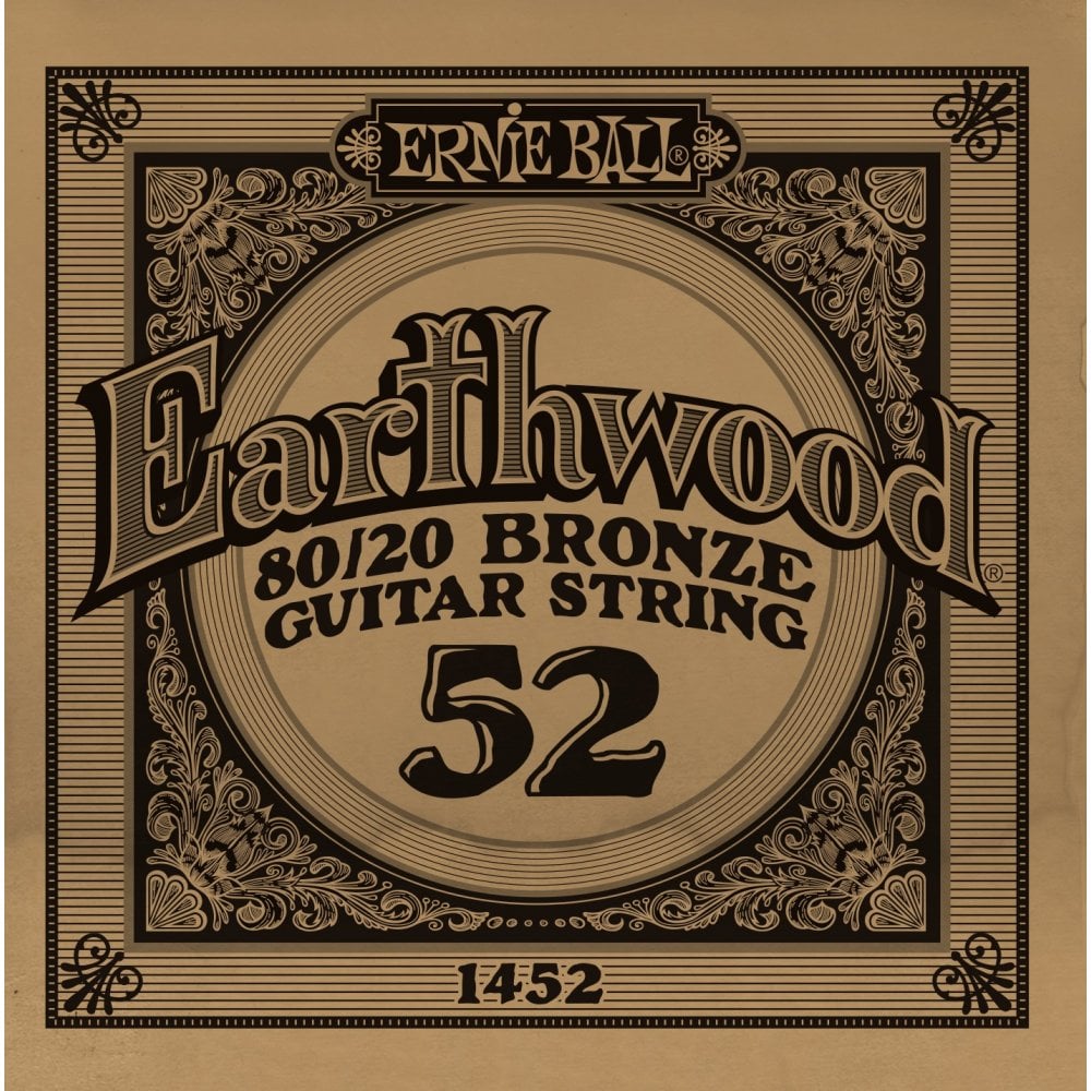 Imagem de Corda para Guitarra Acústica Ernie Ball Earthwood 80/20 Bronze Alloy .052 1452