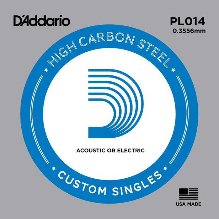 Imagem de Corda para Guitarra Acústica/Electrica D'addario .014 PL014