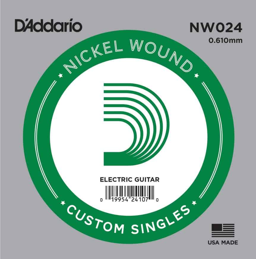 Imagem de Corda para Guitarra Electrica D'addario .024 NW024