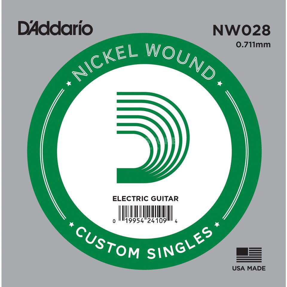 Imagem de Corda para Guitarra Electrica D'addario .028 NW028