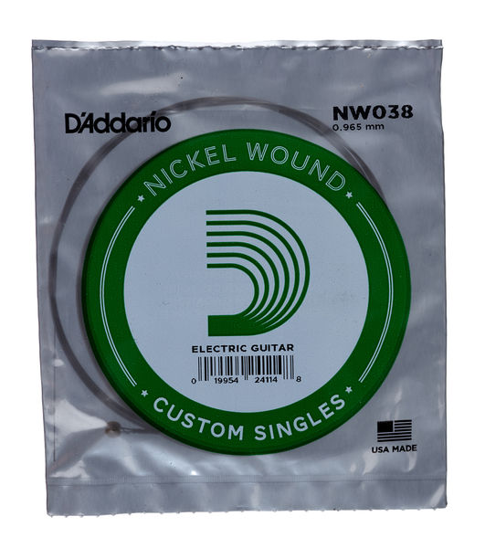 Imagem de Corda para Guitarra Electrica D'addario .038 NW038