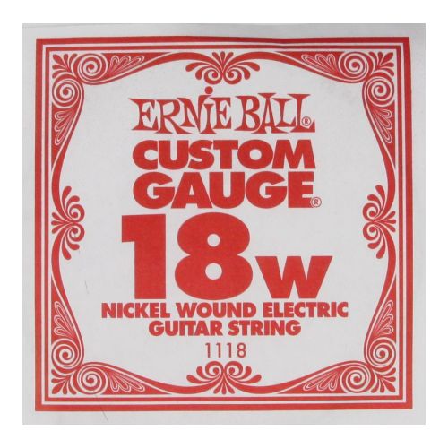Imagem de Corda para Guitarra Eléctrica Ernie Ball .018W 1118