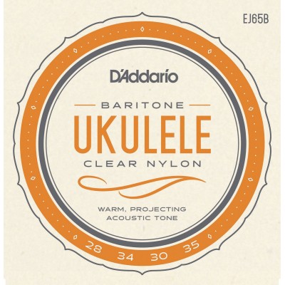 Imagem de Jogo Cordas para Ukulele D'Addario Baritone EJ65B