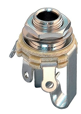 Imagem de Ficha Jack 6,3mm Gewa Stereo Fêmea 943175