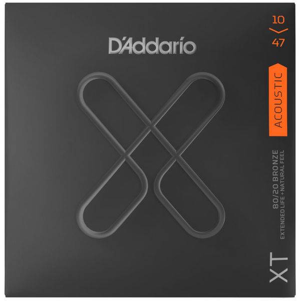 Imagem de Jogo Cordas para Guitarra Acústica D'Addario Bronze 80/20 .010 XTABR1047
