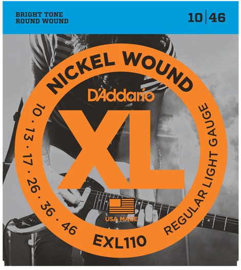 Imagem de Jogo Cordas para Guitarra Elétrica D'Addario .010 EXL110