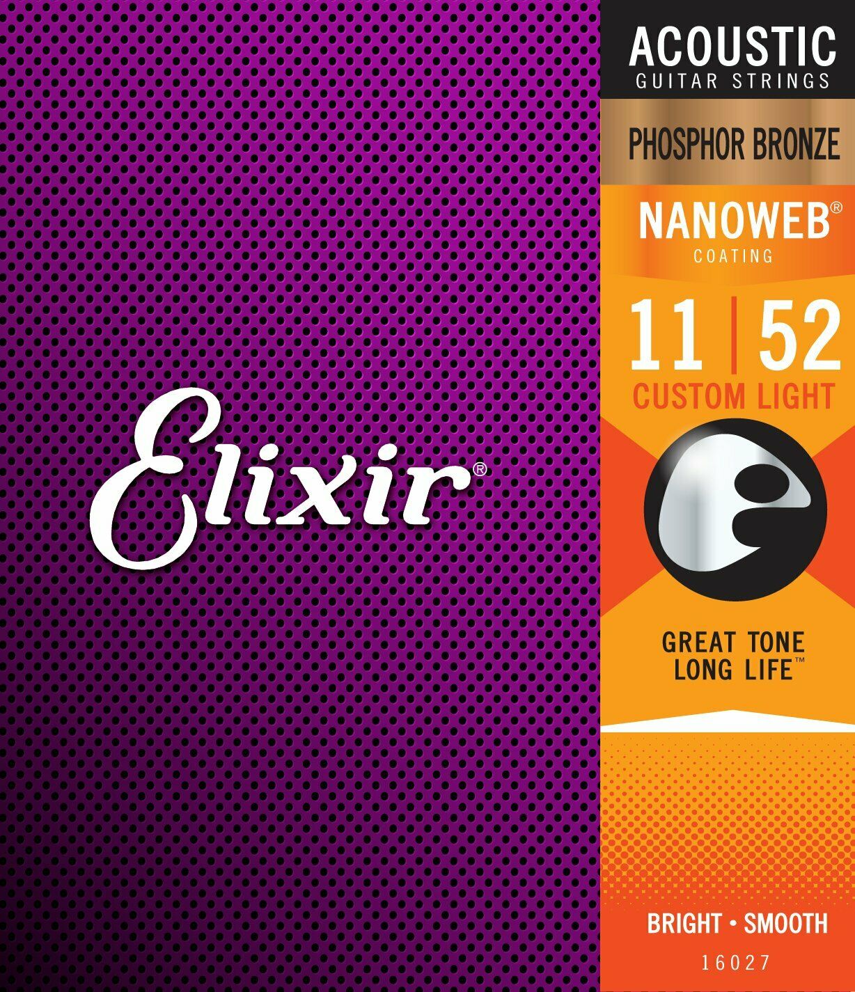 Imagem de Jogo Cordas para Guitarra Acústica Elixir .011 Phosphor Bronze 16027