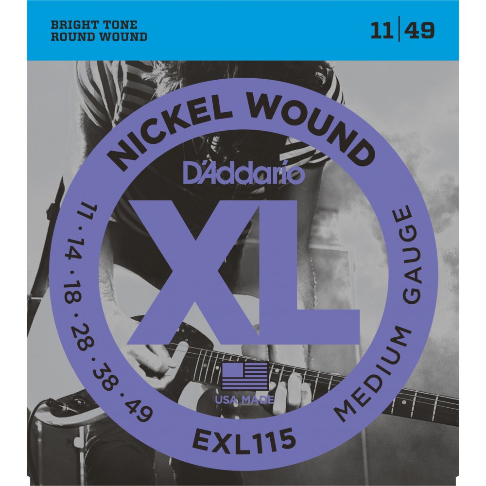 Imagem de Jogo Cordas para Guitarra Elétrica D'Addario .011 EXL115