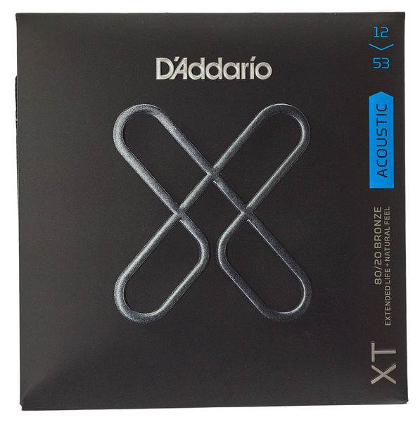 Imagem de Jogo Cordas para Guitarra Acústica D'Addario Bronze 80/20 .012 XTABR1253