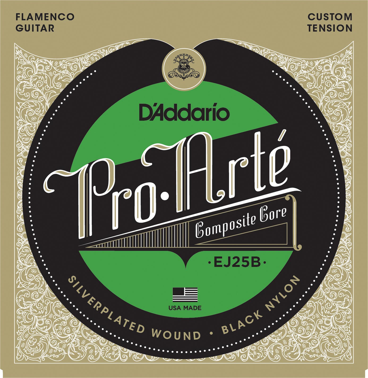 Imagem de Jogo Cordas para Guitarra Flamengo D'Addario EJ25B