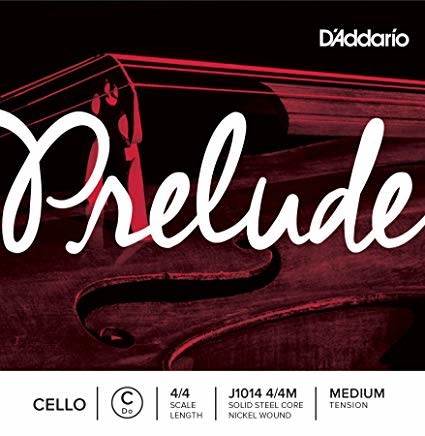 Imagem de Corda Individual para Violoncelo D'Addario Prelude C (Dó) J1014 4/4M