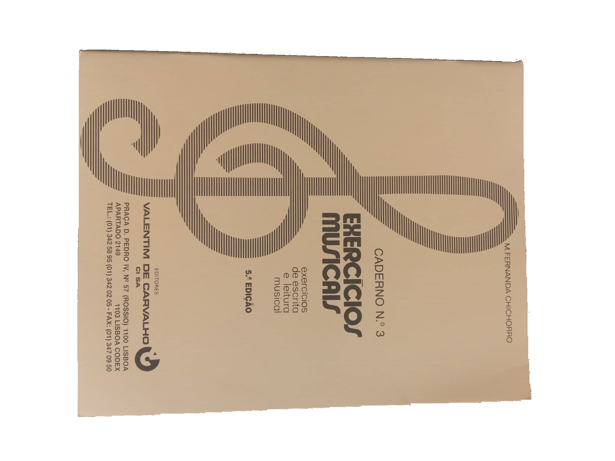 Imagem de Livro Exercicios Musicais Caderno nº3 Valentim Carvalho